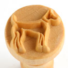 MKM Dog 2.5cm wood stamp